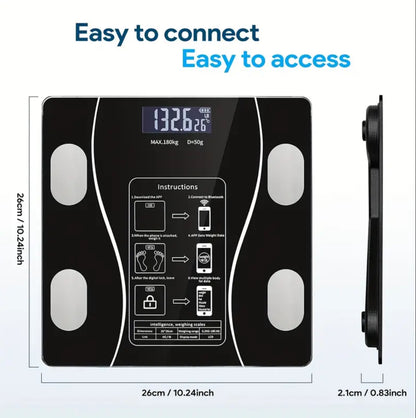 Body Fat Scale Body Personal Scale, Smart Wireless Digital Bathroom Weight scale