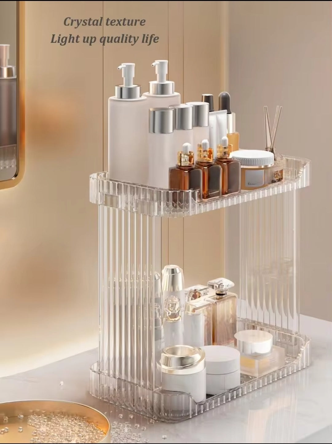 Two layer Clear rack