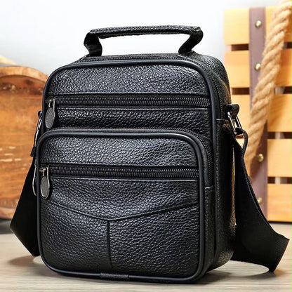 Premium Unisex Leather Crossbody Bag