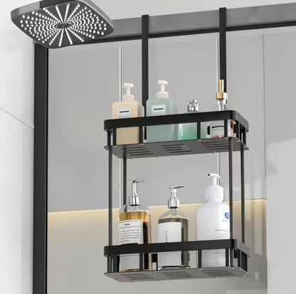 Bathroom Door Hanging Storage Rack.
