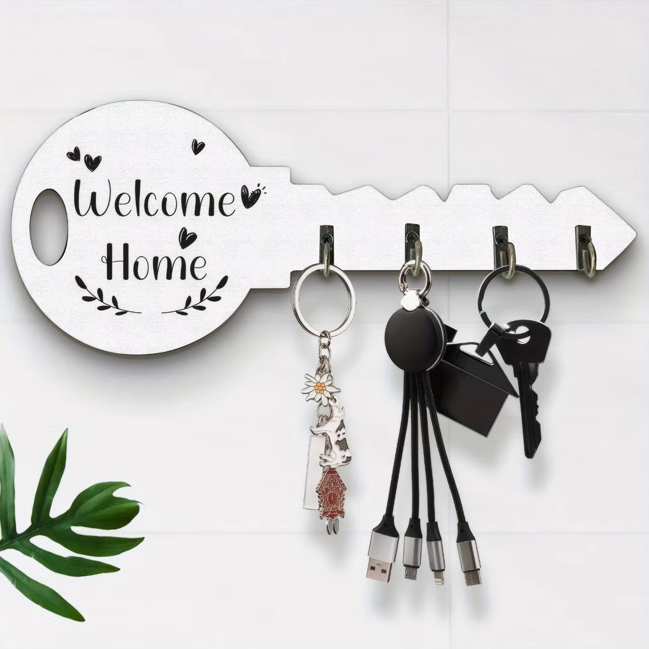 Welcome Home” key holder