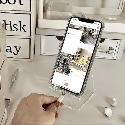Acrylic Transparent Mobile & Tablet Holder
