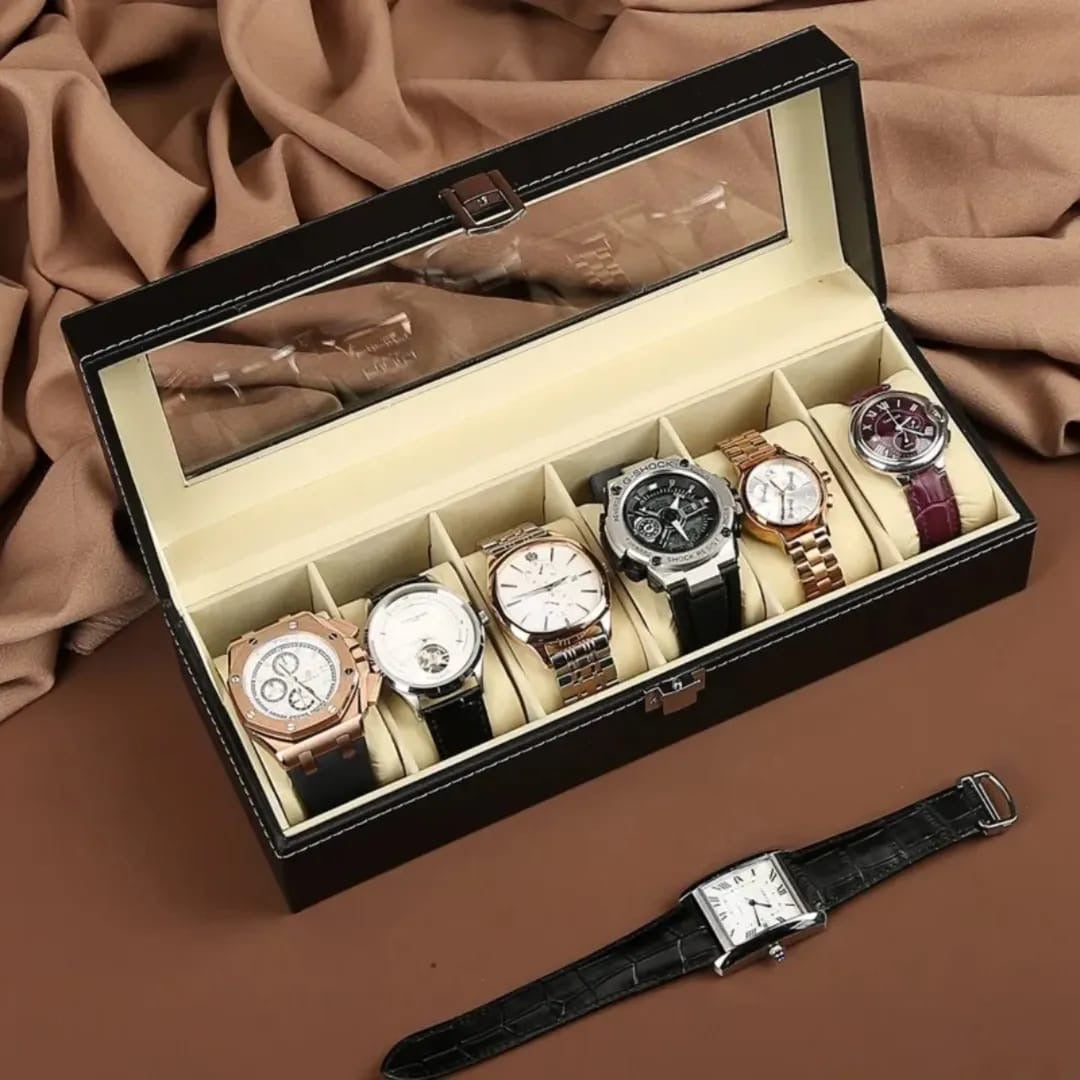 6 slots watch organizers