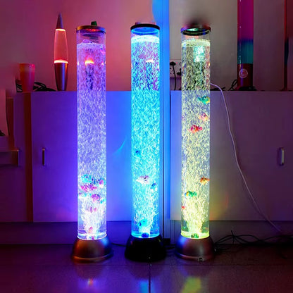 Bubble Sensory Fish Lamp 48cm long 10cm width Aquarium Night Light