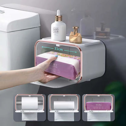 Premium Waterproof Bathroom Toilet Paper Holder