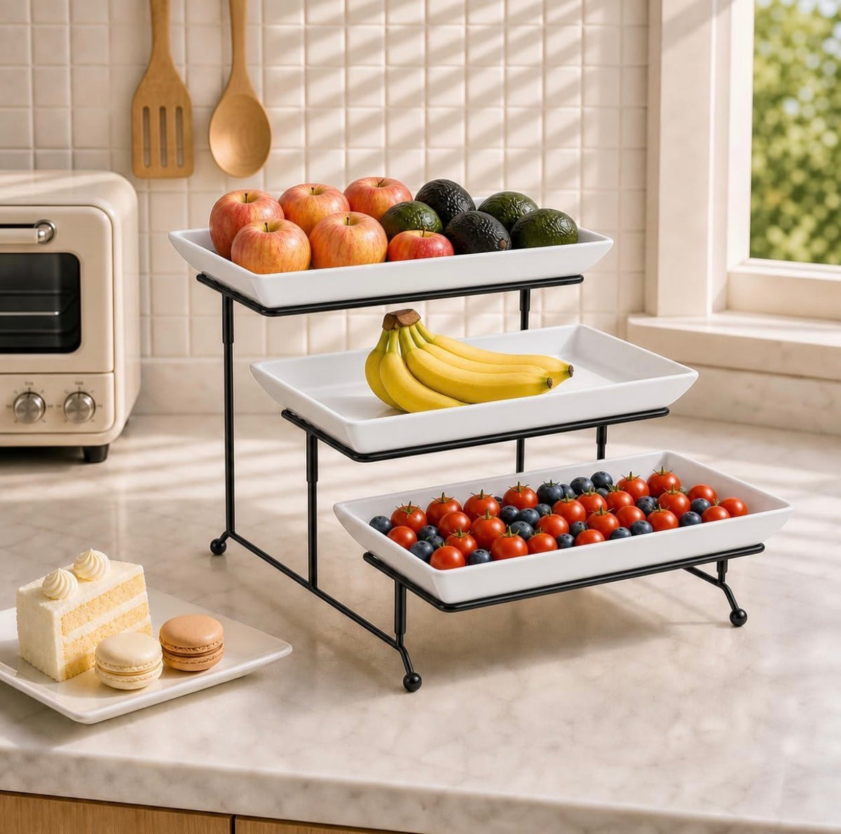 Food Serving Tray Set