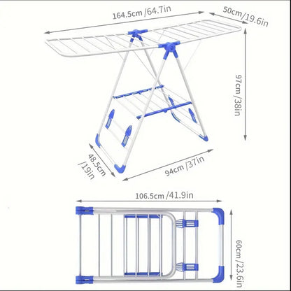 Portable cloth drying rack