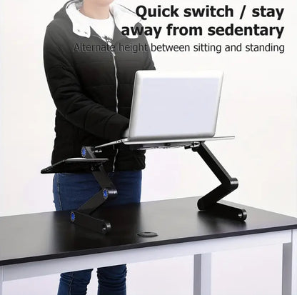 Foldable Laptop stand with fan