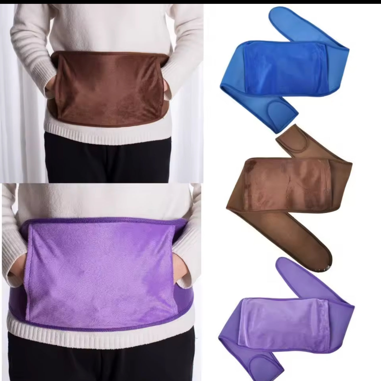 Rechargeable Electric Hot Water Bottle with strap /hand warmer