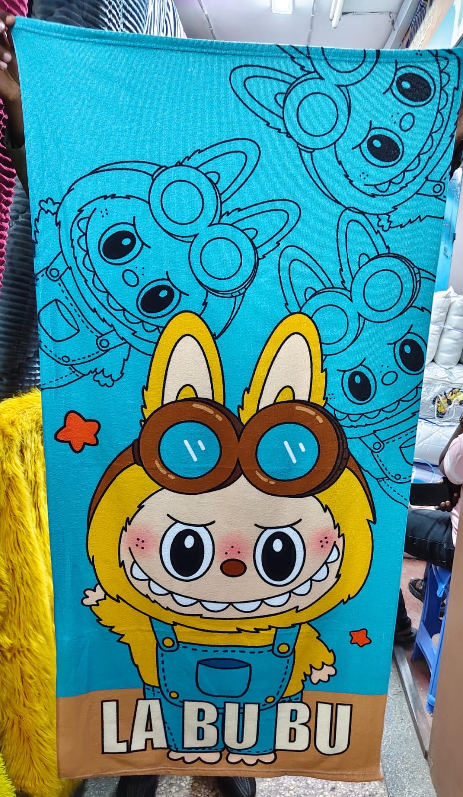 Cartoon themed towels