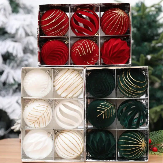 6pc set christmas ball