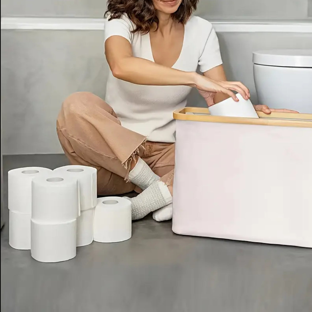 toilet paper basket