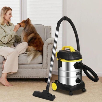 25L Commercial / Domestic/ industrial Wet and dry Stainless steel vacuum cleaner, 1600 W