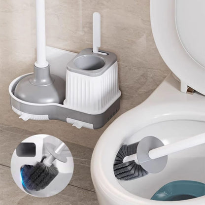 3 in 1 Toilet Brush & Plunger Set