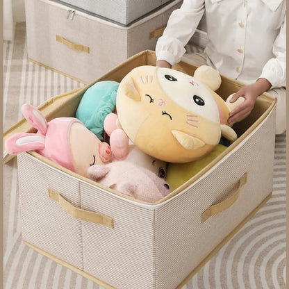 Extra Large capacity collapsible zipper storage boxes.