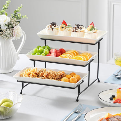 Food Serving Tray Set