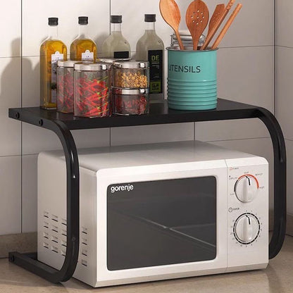 1 Tier Metallic Microwave organizer shelf / Stand