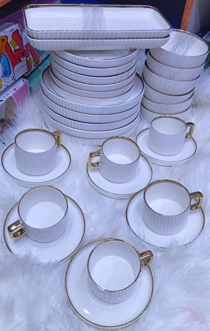 32pcs Elegant  European Porcelain Dinner set