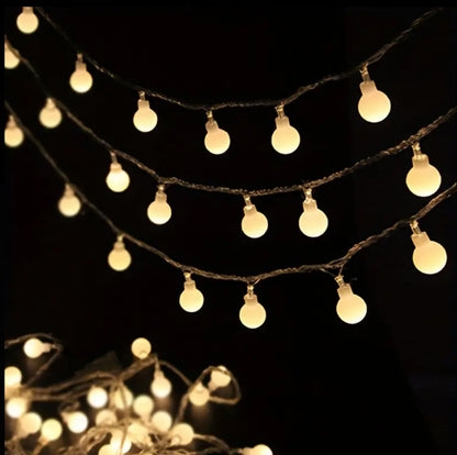 Round shaped Christmas lights