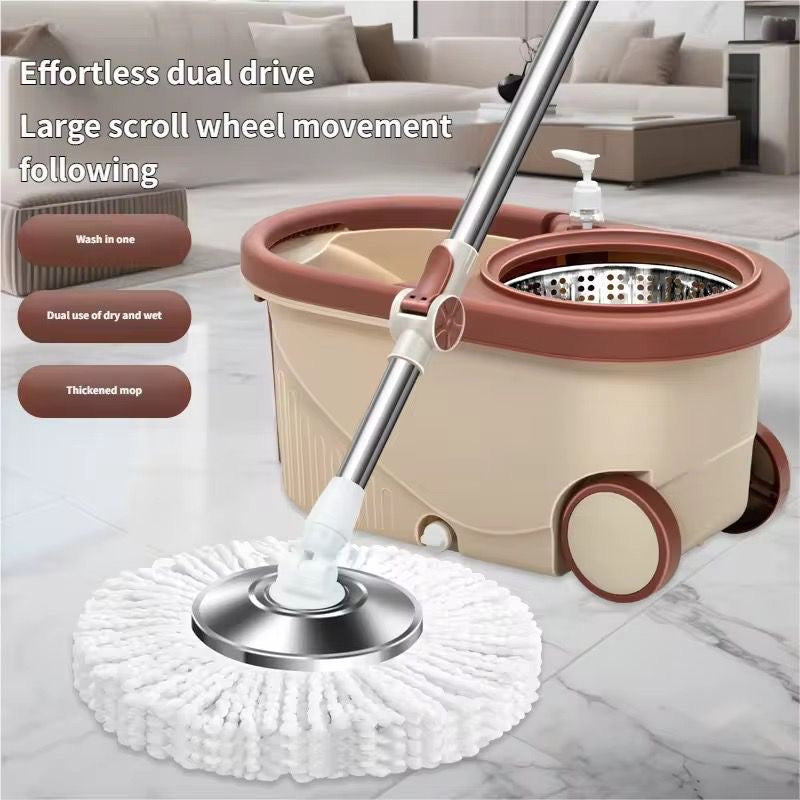 Metallic magic spin mop
