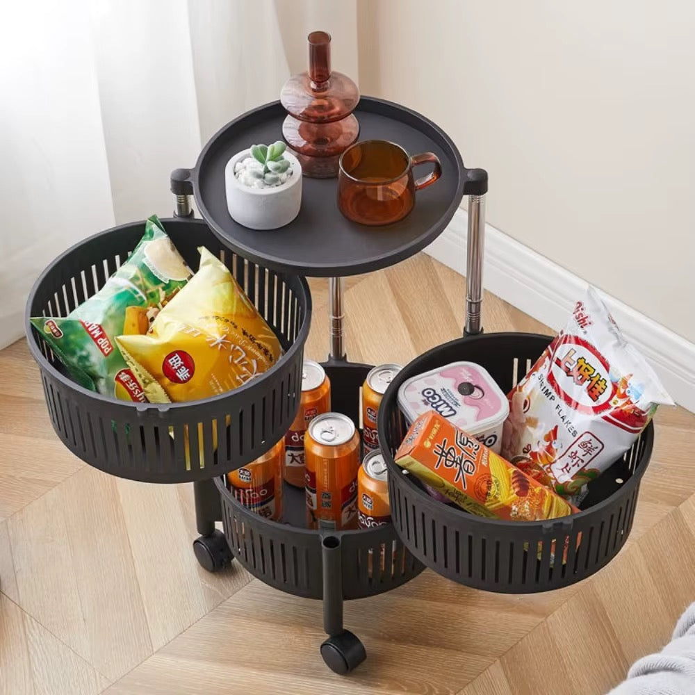 4 tier Storage Racks With Wheels