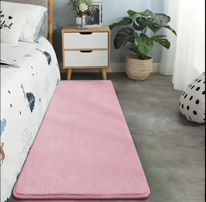 Non Slip Absorbent bedside mat  Soft luxurious  bedside rug