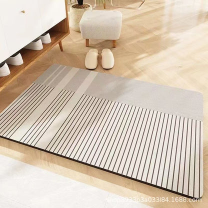 Geometric pattern door/bath mat