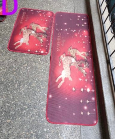 Christmas kitchen mat