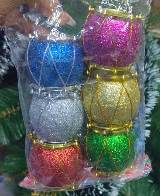 Christmas drum (6pcs)
