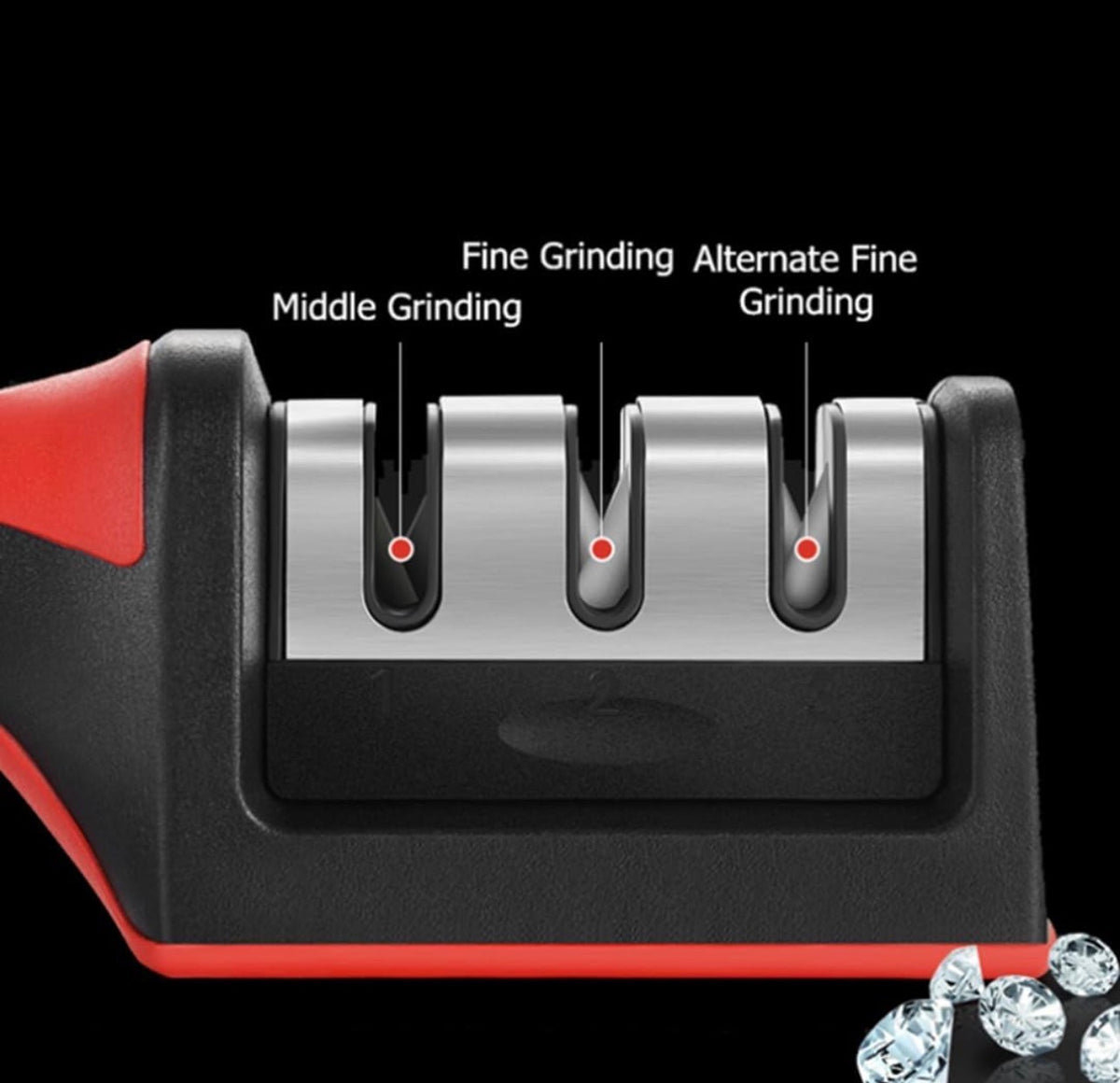 3 in 1 Stainless Steel Knife Sharpener