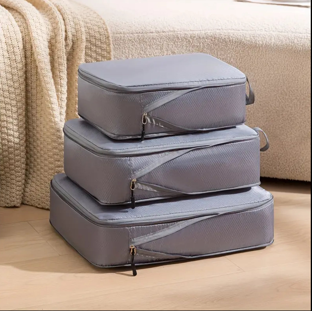 4pcs set compression travel bags