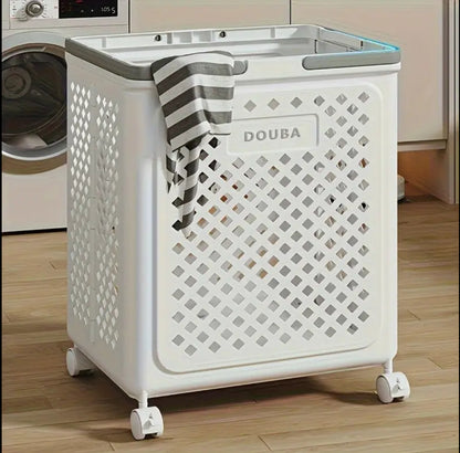 Big Foldable Eco-Friendly Laundry storage basket with wheels