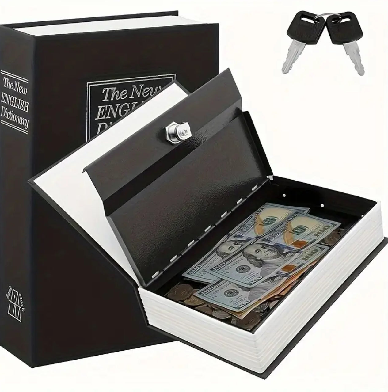 Hidden Dictionary Key Safe for documents, jewelry,money and treasures