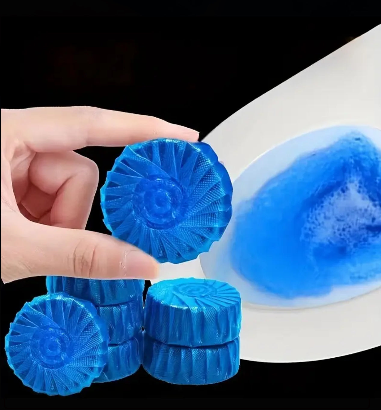 10pc set Blue bubble toilet cleaner