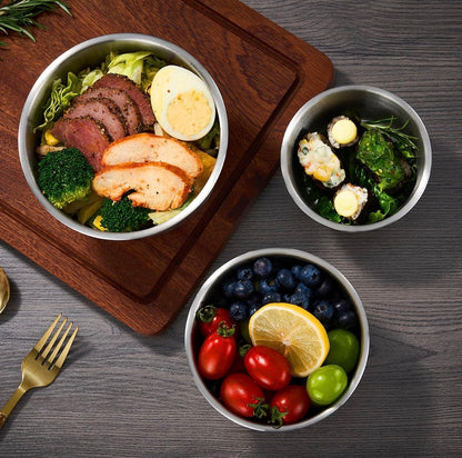 3 pcs stainless steel lunch box set