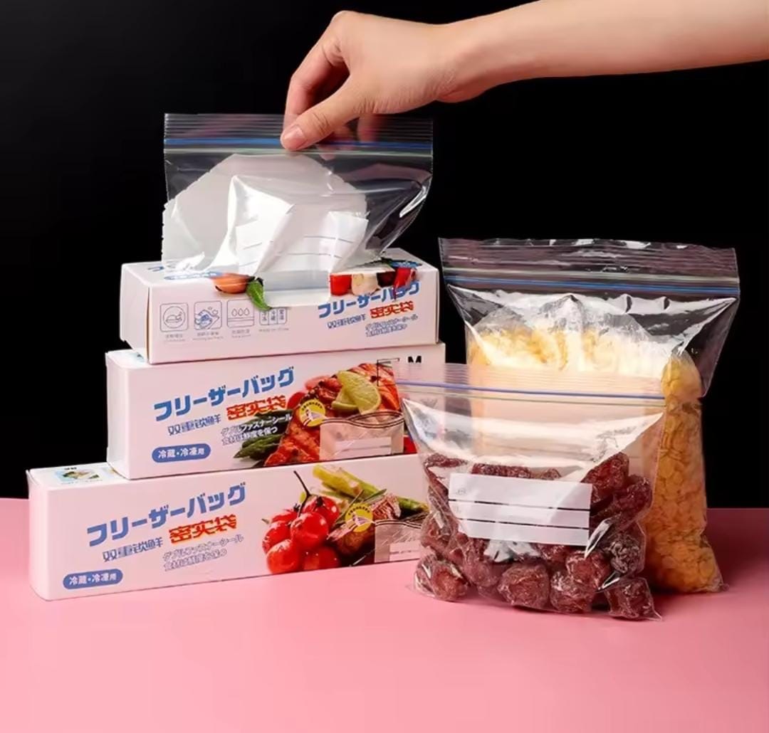 HIGH QUALITY FOOD GRADE REUSABLE ZIPLOCK BAGS