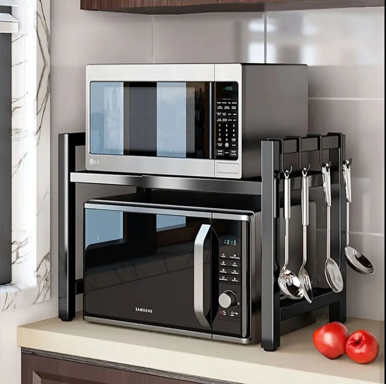 Heavy-duty Single Layer Microwave Stand