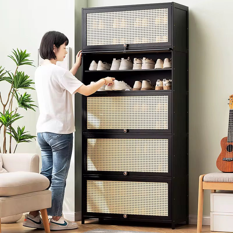 Rattan Bamboo Shoe Cabinet