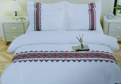 Luxury Greek pattern cotton Duvet cover