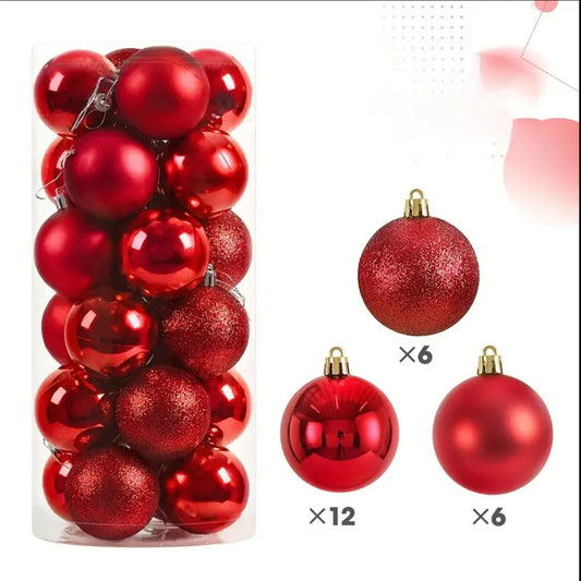 24pc set christmas ball