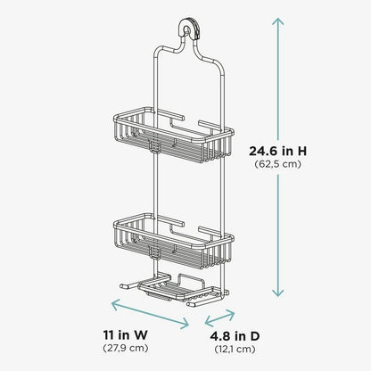 Partitioned bathroom/wall hanging shower candy