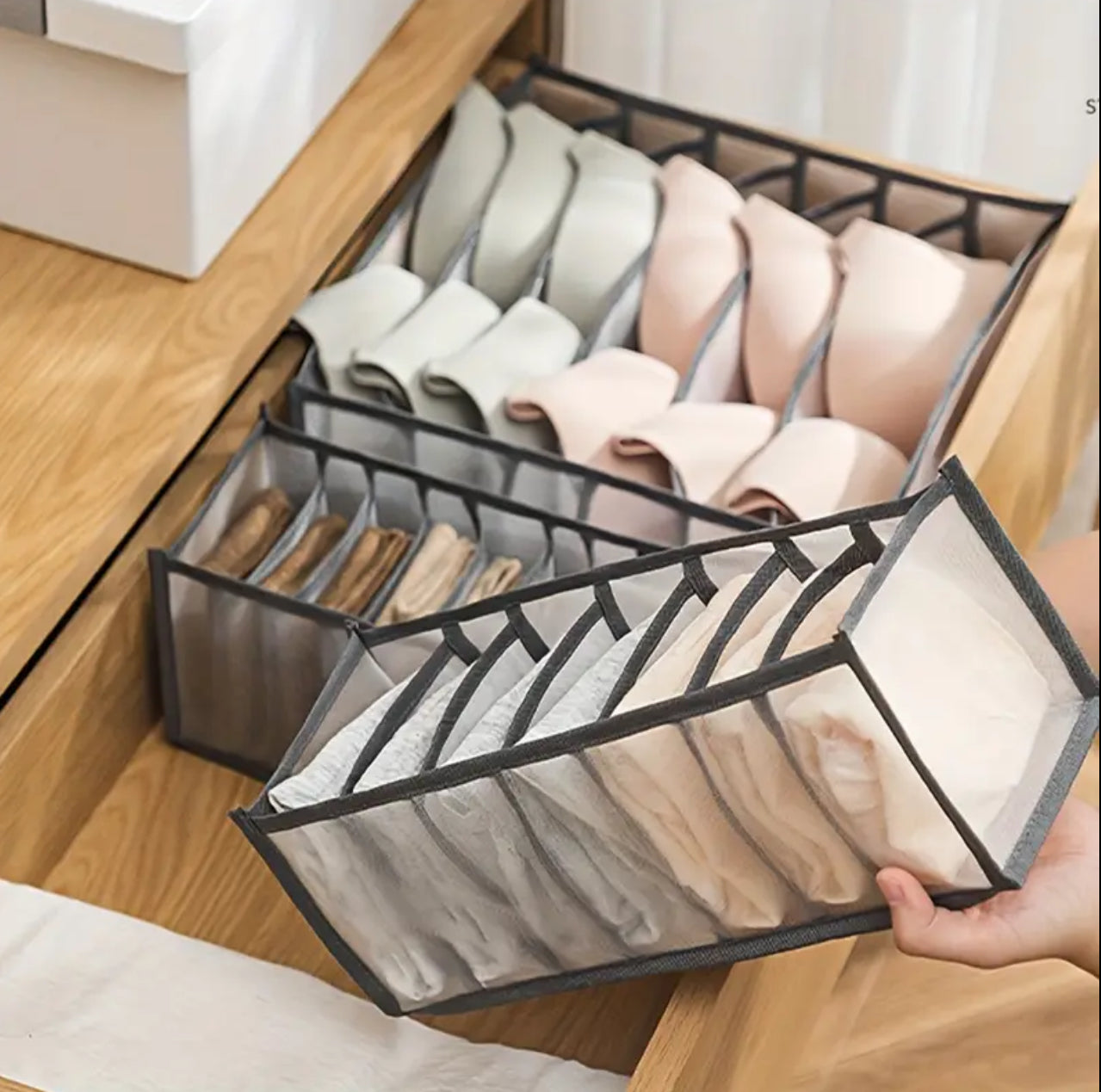 3pc Underwear storage organizer