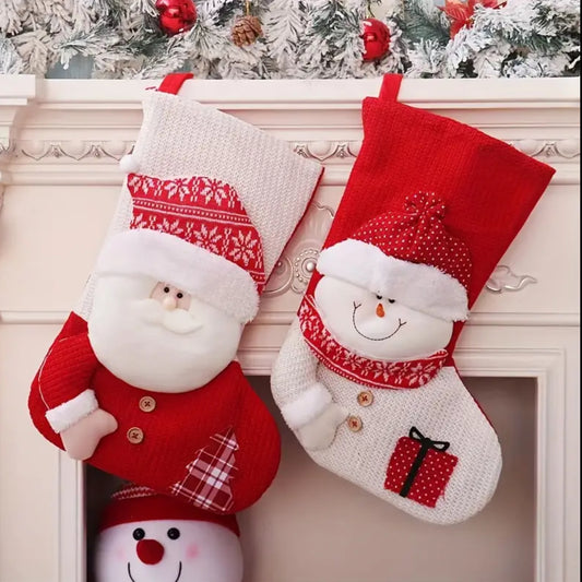 Large Christmas Socks Decorations