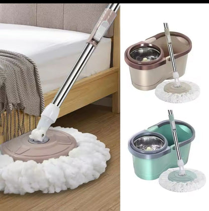 Metallic magic spin mop