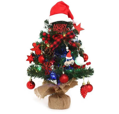 45cm high table top
Potted Christmas Tree with inbuilt lights and decoration