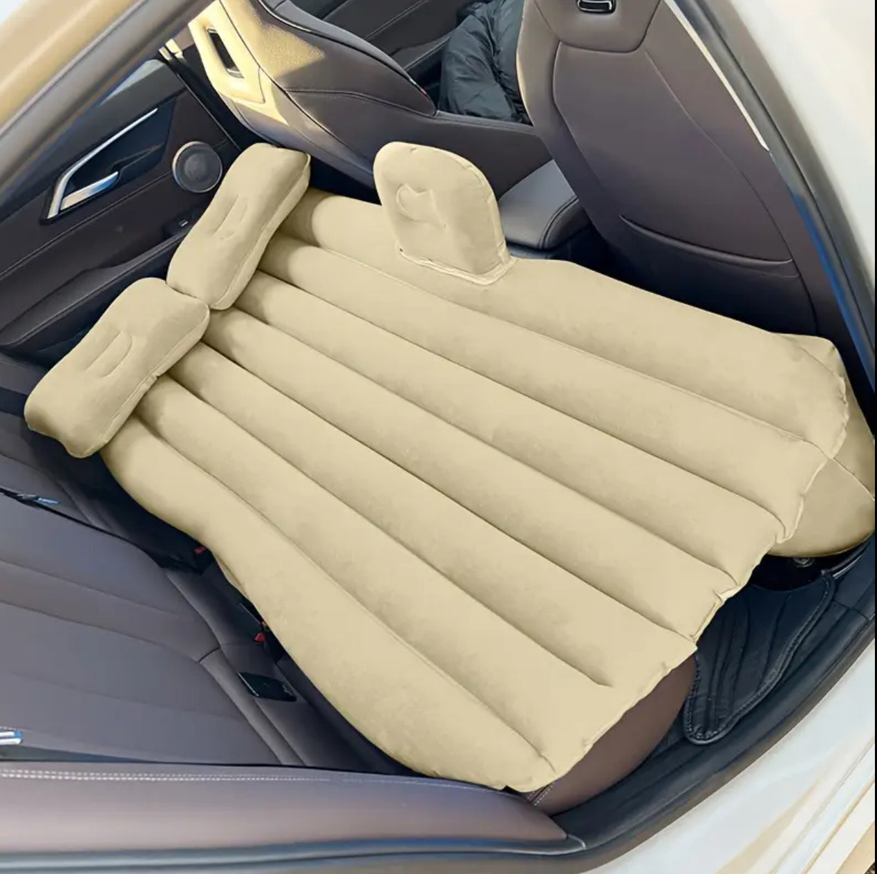 Portable inflatable car back seat bed / Car Matress plus pump