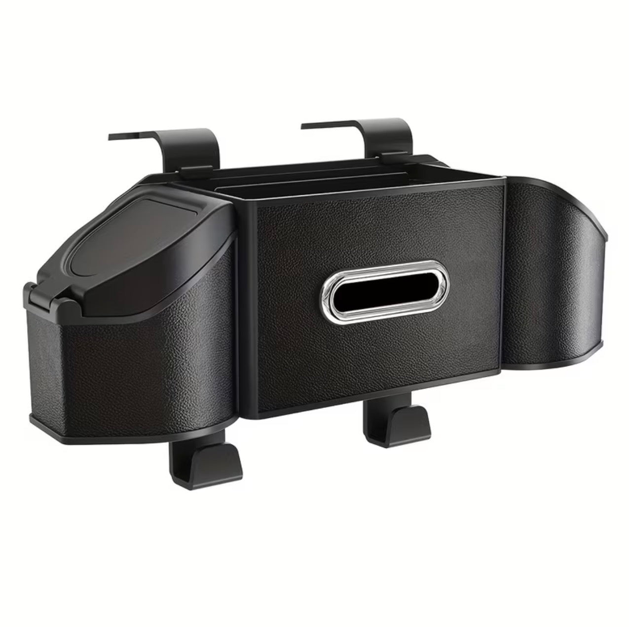 Multipurpose 7 in 1 vehicle/ car rear seat storage box with tissue cup holder