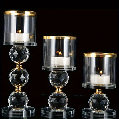 Crystal Candle Holder 3pcs