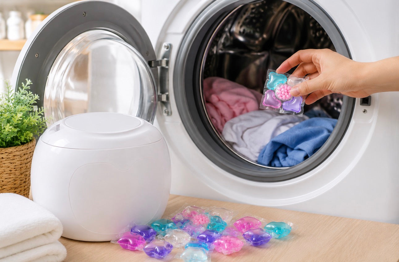 5-in-1 Laundry Pods + Laundry Beads