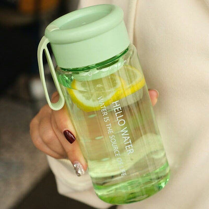 600ml Stylish Portable Sports Water Bottle with Strainer